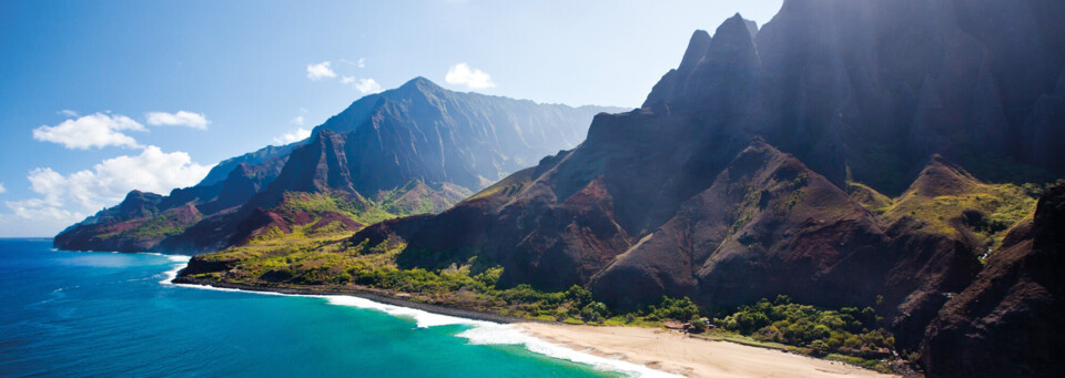 Küstenlinie von Kauai