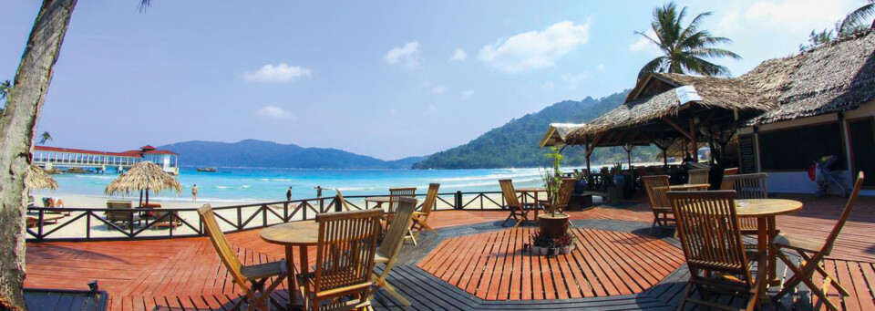 Restaurant des BuBu Long Beach Resort auf den Perhentian Inseln