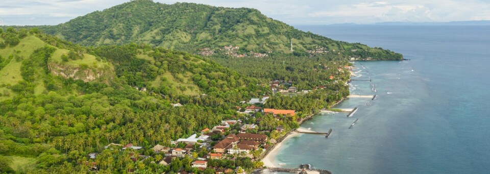 Bali Candi Dasa Luftbild