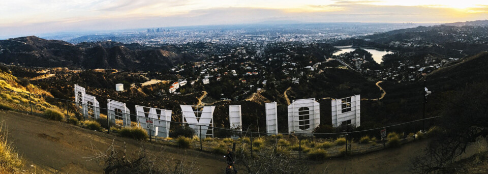 Los Angeles mit  Hollywood Sign