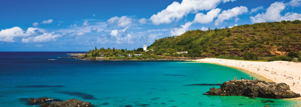 Strandbucht auf Oahu