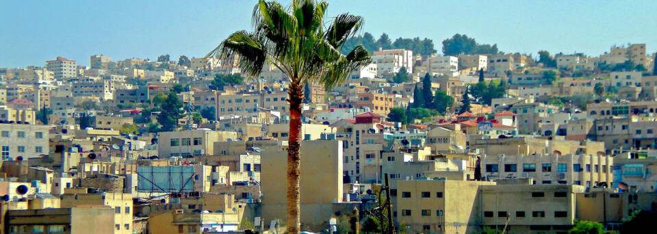 Blick auf die Stadt Amman in Jordanien