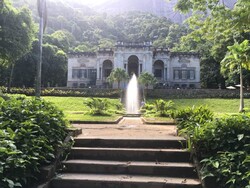 Brunnen im Botanischen Garten von Rio de Janeiro
