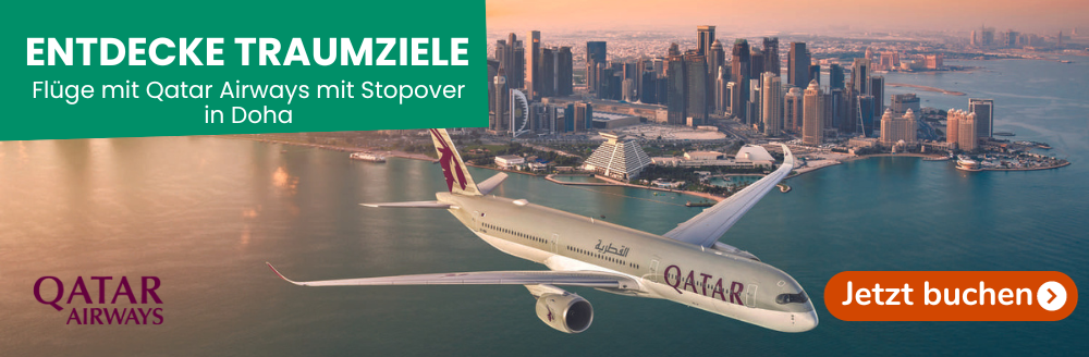 Entdecke mit Qatar Airways Doha und Kapstadt