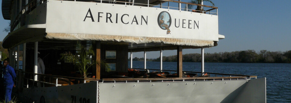 Bootstour mit der African Queen auf dem Sambesi 