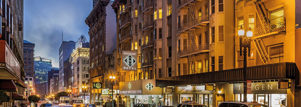 Außenansicht des Handlery Union Square in San Francisco