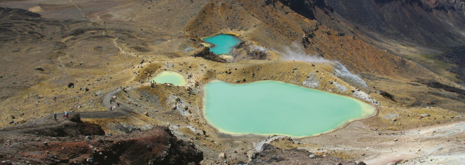 Emerald Lake im Tongariro Nationalpark
