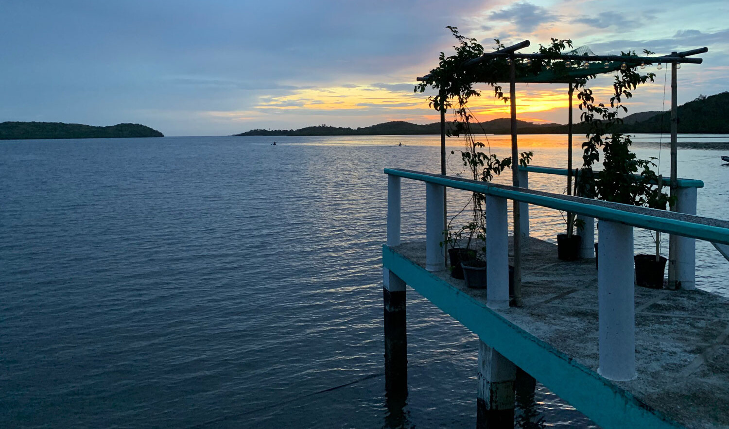 Sonnenuntergang auf Coron