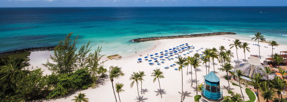 Strandbereich im Hilton Barbados