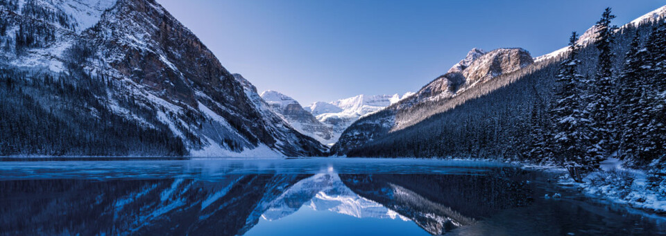 Banff Nationalpark Winterlandschaft