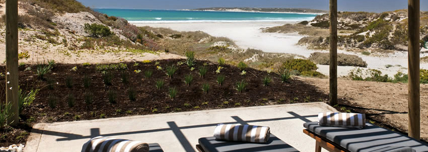 Liegen mit Meerblick Strandloper Ocean Boutique Hotel Paternoster