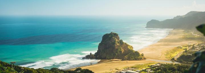 Phia Strand in Neuseeland