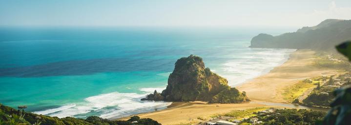 Piha Beach nach Auckland in Neuseeland