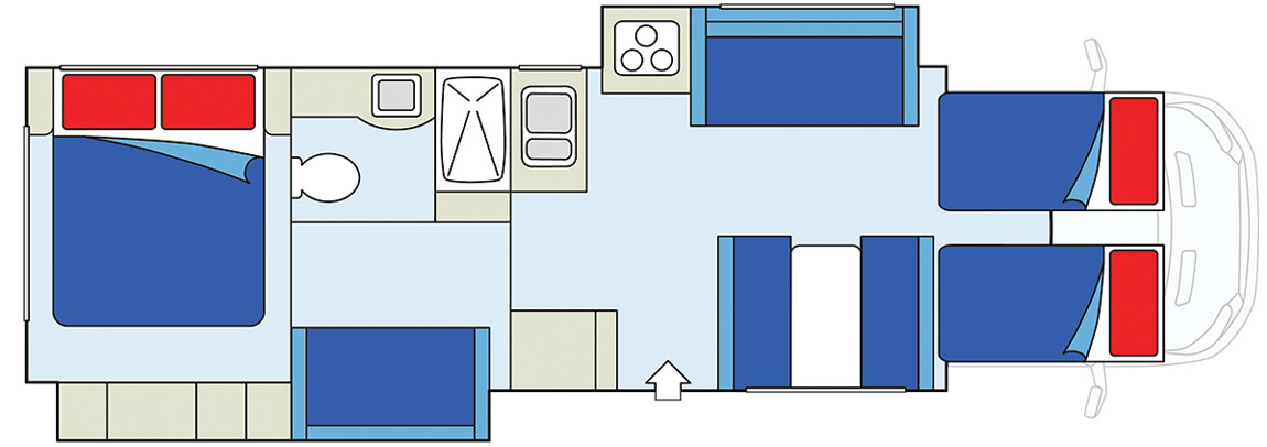 Floorplan bei Tag des MH-X Maxi Plus Motorhome