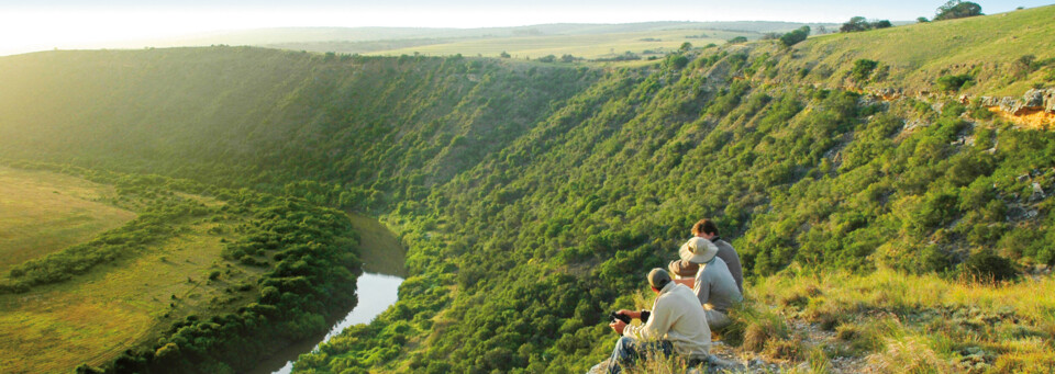 Aussicht im Amakhala Game Reserve