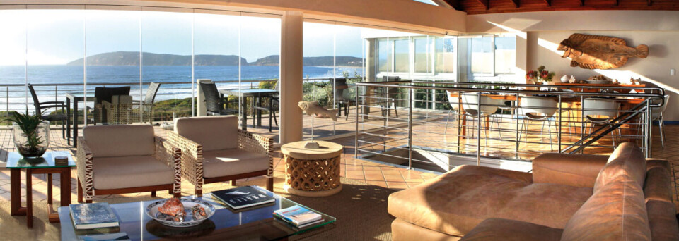 Lounge der Periwinkle Guest Lodge in Plettenberg Bay