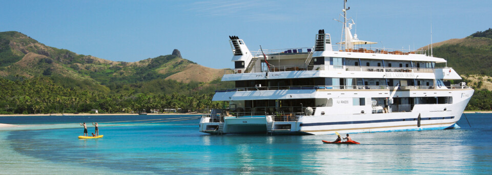 Außenansicht - Kreuzfahrtschiff "MV Fiji Princess" Blue Lagoon Cruises