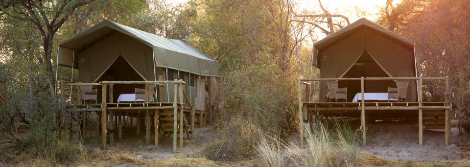 Außenansicht des Nambwa Lagoon Camp