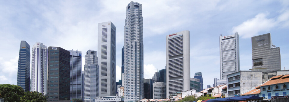 Skyline von Singapur