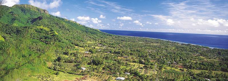 Blick auf Rarotonga