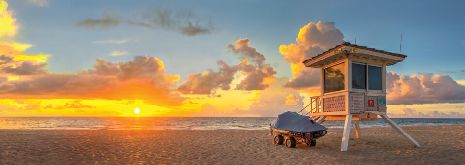 Sonnenuntergang Las Olas, Fort Lauderdale