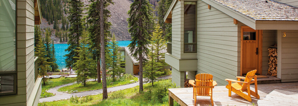 Cabin Beispiel der Moraine Lake Lodge