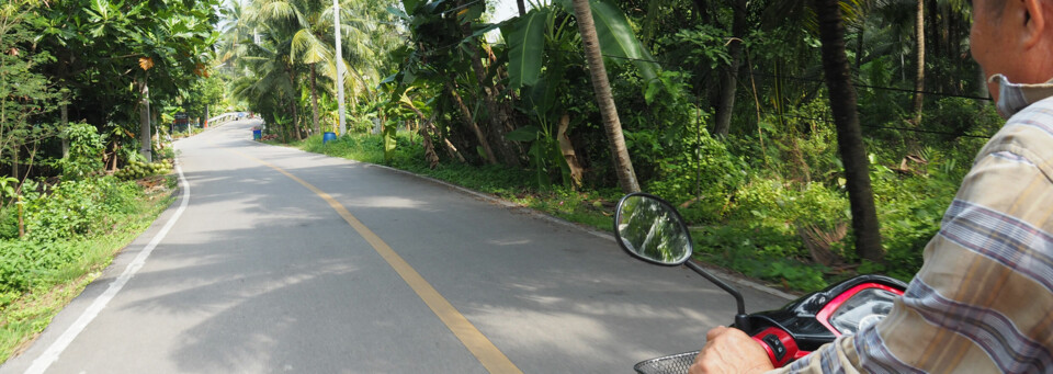 Bangkok - Motorradfahrt zur Gastfamilie