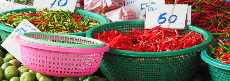 Mae-Klong-Zugmarkt Bangkok