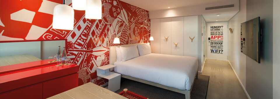 Studio-Zimmerbeispiel des Radisson RED Hotel Cape Town in Kapstadt