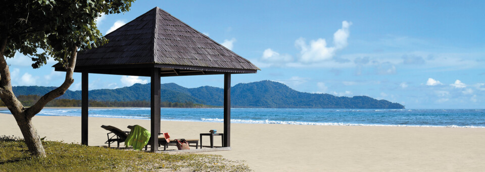 Strand des Shangri-La's Rasa Ria Resort & Spa