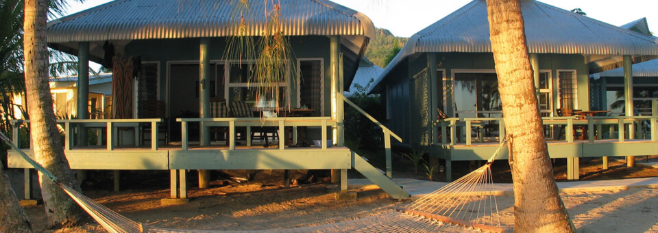 Außenansicht Sunhaven Beach Bungalows Rarotonga