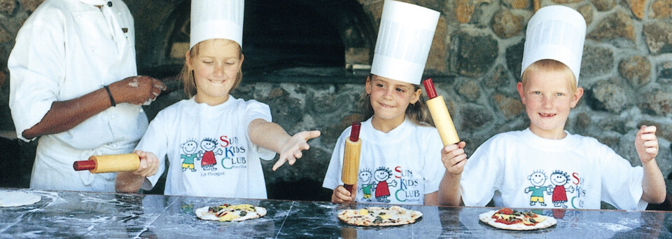 Kids Club des La Pirogue am Strand von Flic en Flac