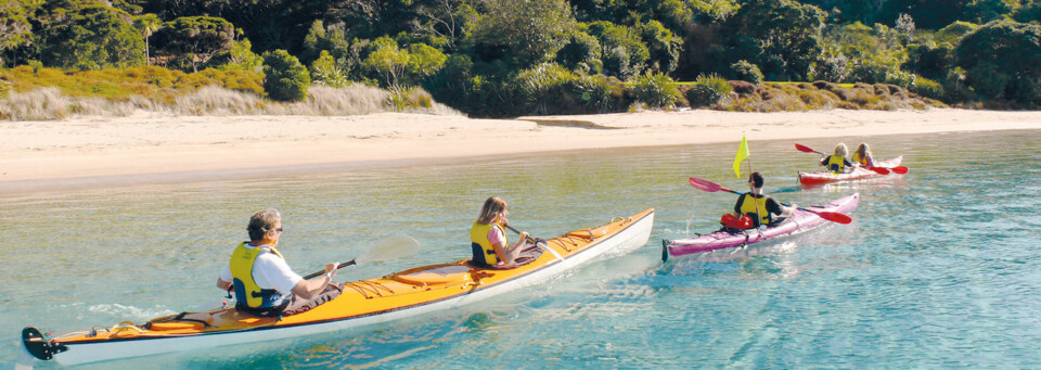 Kayaken an der Bay of Islands