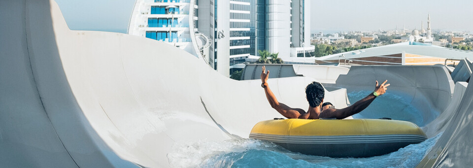 Wild Wadi Wasserrutsche Jumeirah Beach Hotel Dubai
