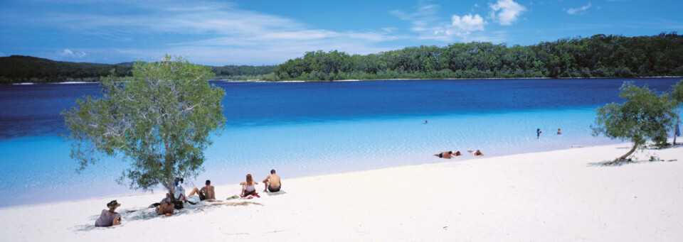 Strand am Lake McKenzie auf Fraser Island