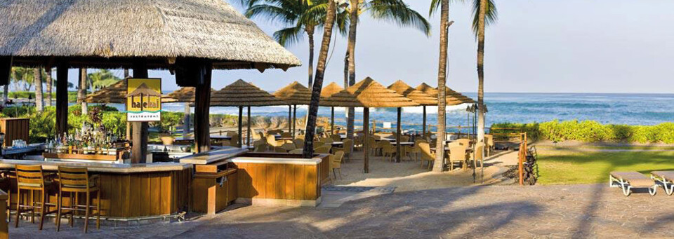 Strand Restaurant des The Fairmont Orchid auf Big Island