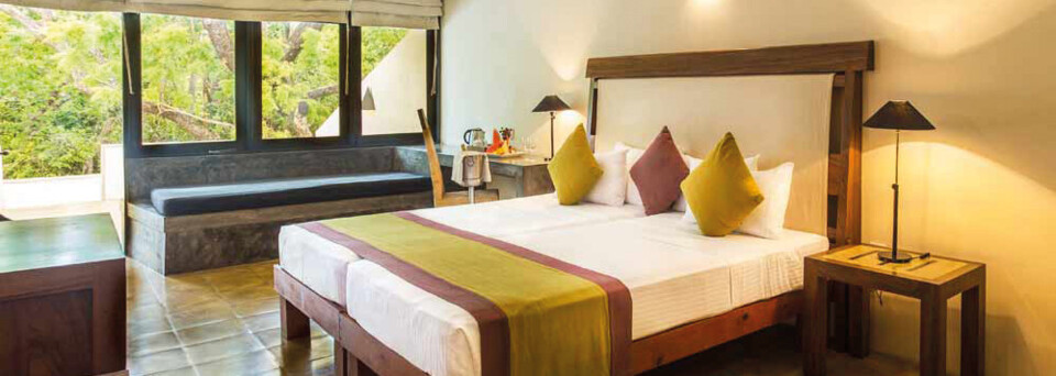 Deluxe Zimmerbeispiel des Nilaveli Beach Hotel