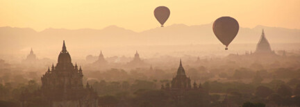 Ballonfahrten über Myanmar