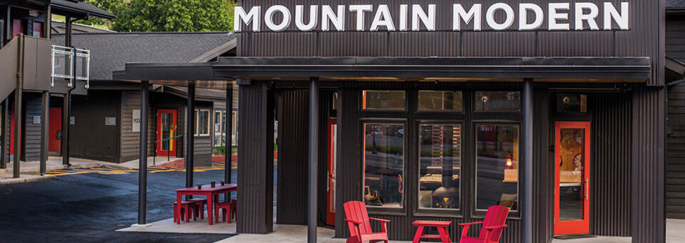 Außenansicht des Mountain Modern Motel