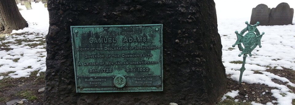 Granary Burying - Samuel Adams