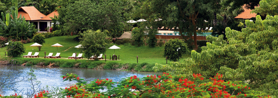 Garten des The Legend Chiang Rai Resort