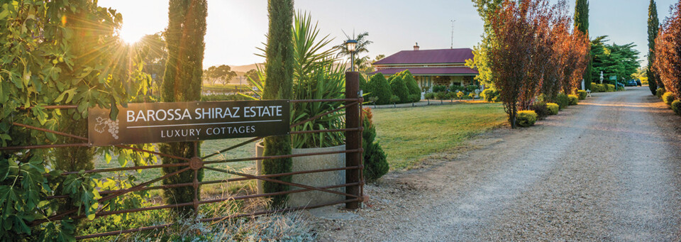 Außenansicht des Barossa Shiraz Estate