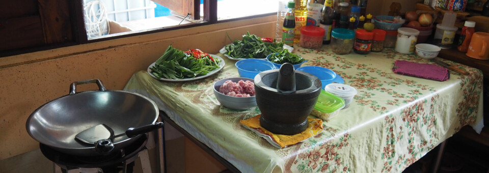 Bangkok - Kochen bei Gastfamilie