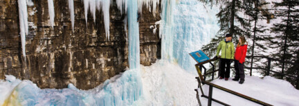 Johnston Canyon Eiswanderung