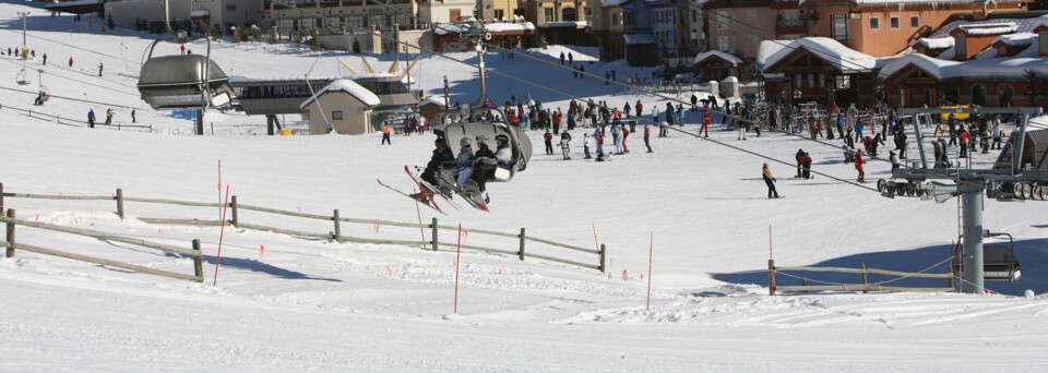 Skilift im Skigebiet Sun Peaks