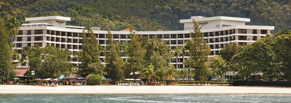 Außenansicht des Golden Sands Resort auf Penang