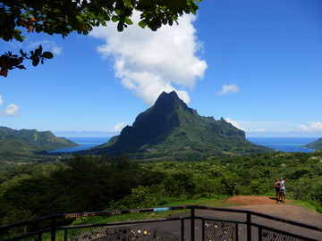 Reisebericht Südsee: Vulkan Mont Rotui auf Moorea