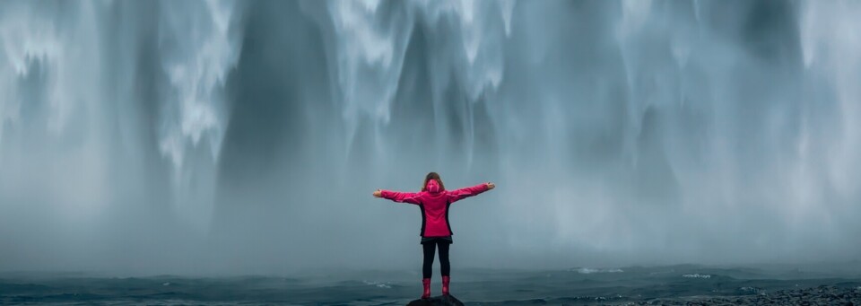 Skogafoss Wasserfall