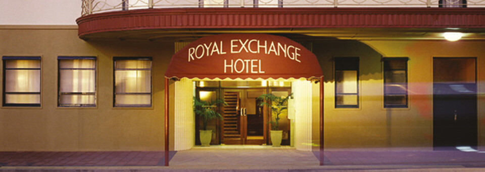 Außenansicht Royal Exchange Hotel Broken Hill
