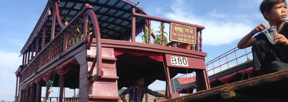 Boot auf dem Tonle Sap See